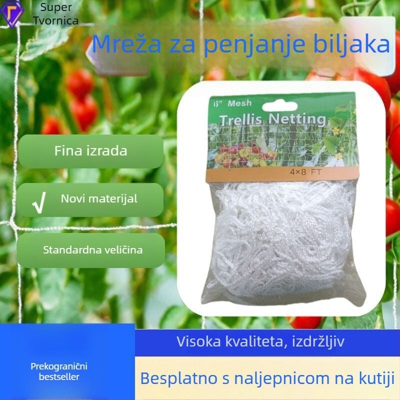 Poliesterska kvadratna mreža za uzgoj penjačkih biljaka