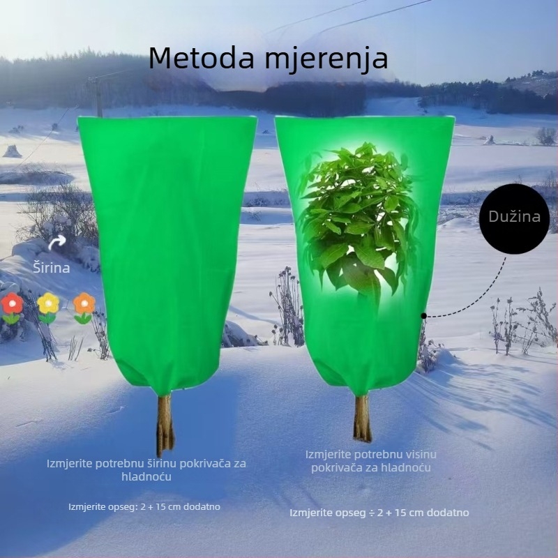 Net za zaštitu biljaka od smrzavanja od netkanog materijala – vrt i povrće, izolacija