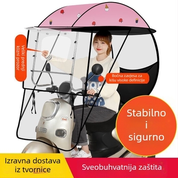 Sjenilo za električna vozila: otporno na vjetar i vodonepropusno zaštitno pokrivalo za električne bicikle i motocikle
