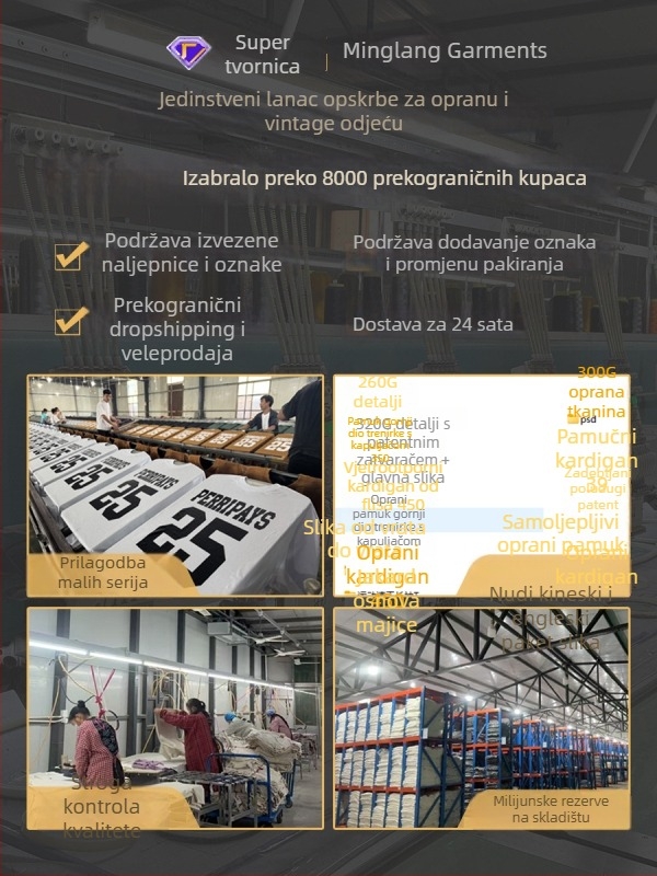 Isprana hoodie s kapuljom i oštećenim izgledom, 350 g pamuk smjesa, široki kroj, muški