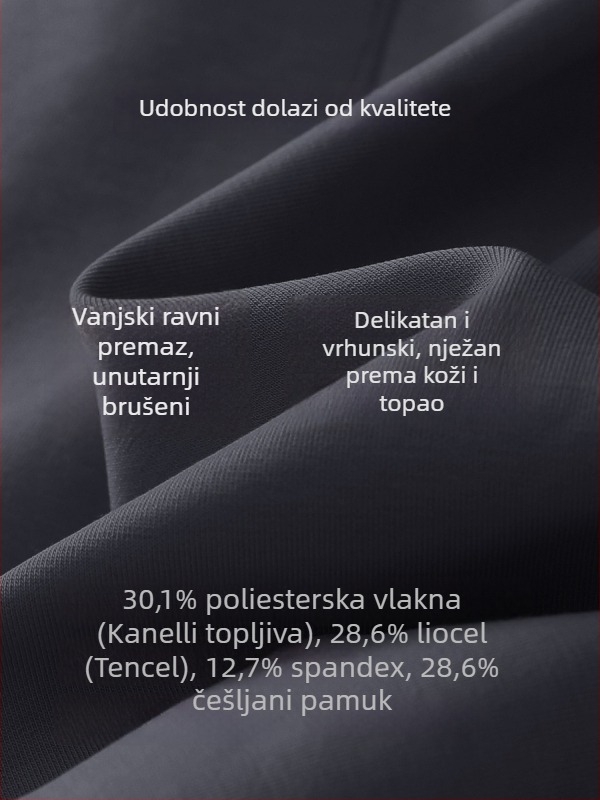 Lulu ženske hlače s fleece podstavom i grijanjem zraka, casual hlače za jesen i zimu, bočni šlic za jogu i fitness