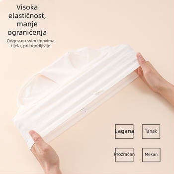 Damske gaćice od pamuka u boji kože, antibakterijske, bez šavova, srednji pojas, prozračne, trokutaste gaćice, model 2025