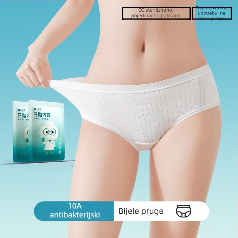 Baonasi ženske gaćice od pamuka, bez šavova, antibakterijska podstava u području prepona, srednje visok pojas, velika veličina