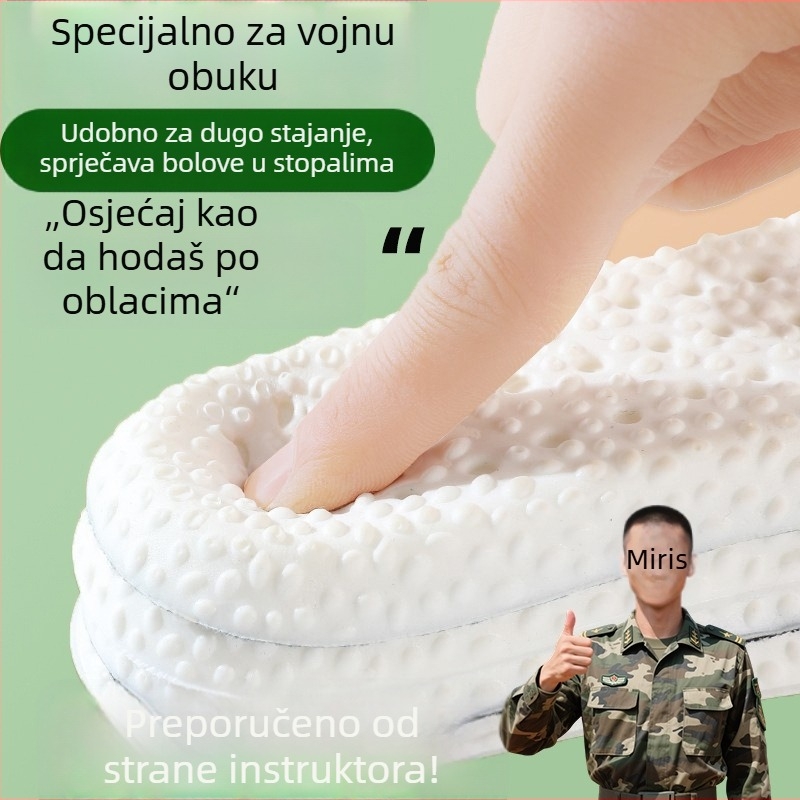 Uložci za vojnu obuku protiv mirisa, za muškarce i žene, s povećanjem visine, upijaju znoj, prozračni, ublažavaju udarce