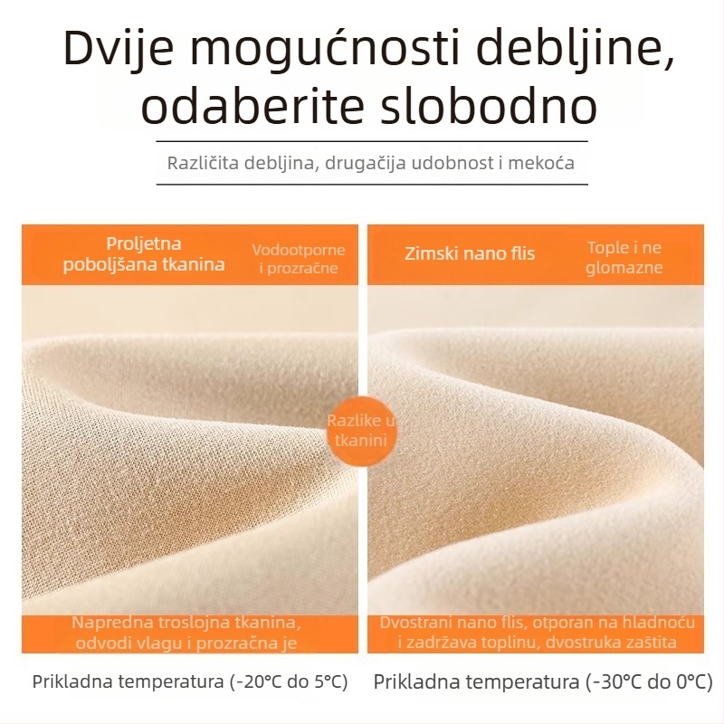 Ženske zimske trenirke s fleec unutrašnjosti, debele, otporne na vjetar, straight kroj, visok struk, casual sportski stil