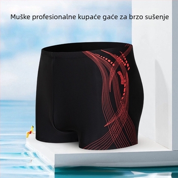 Nove muške kupaće šorceve s printom, poliester, ljeto, plaža i vodeni sportovi