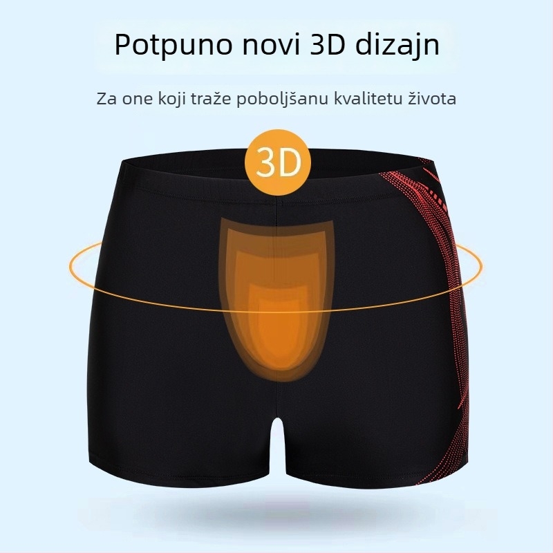 Nove muške kupaće šorceve s printom, poliester, ljeto, plaža i vodeni sportovi