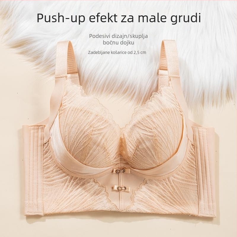 Prilagodljivi grudnjak za male grudi s push-up efektom i oblikovanjem, set donjeg rublja