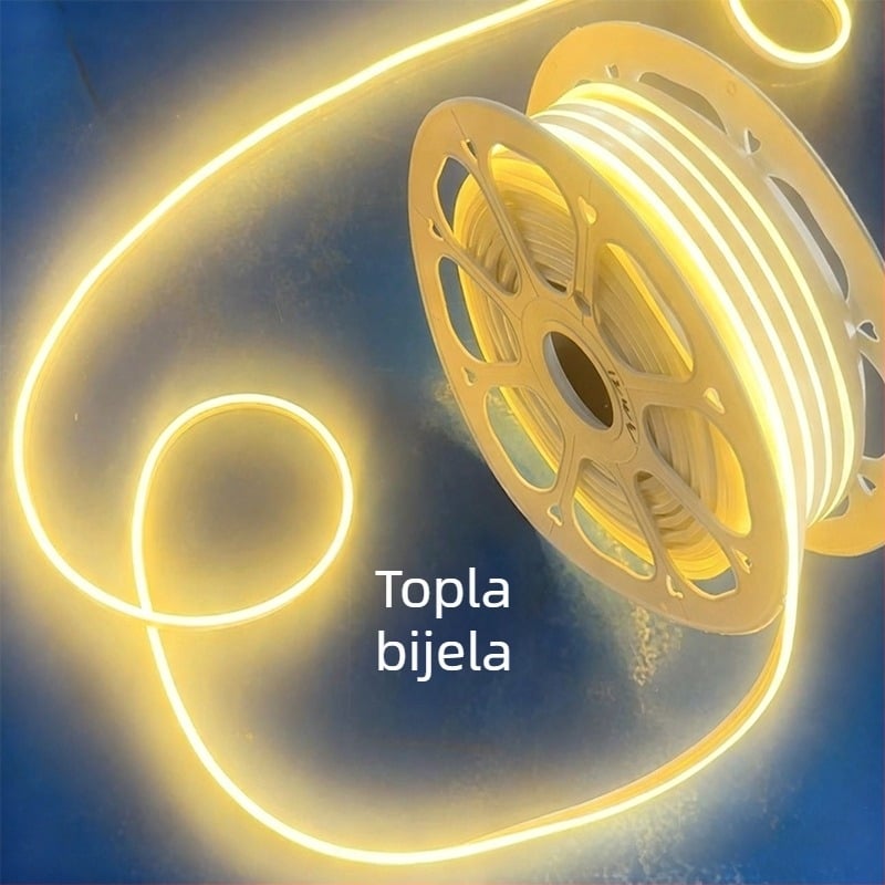 LED traka 816, jednostrano emitiranje, vanjska vodootporna fleksibilna neonska svjetleća traka za ambijentalno osvjetljenje, 220V/110V