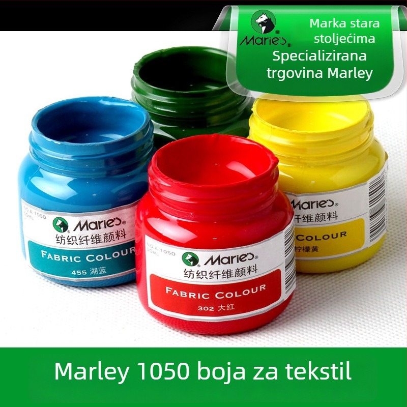Tekstilni pigment za vlakna za ručno bojanje tkanina i platnenih tenisica; graffiti boja za tekstil; vodootporan akril