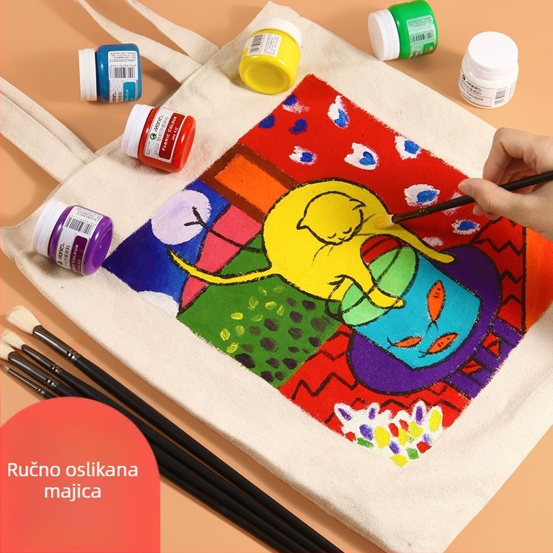 Tekstilni pigment za vlakna za ručno bojanje tkanina i platnenih tenisica; graffiti boja za tekstil; vodootporan akril