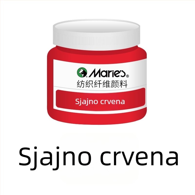 Tekstilni pigment za vlakna za ručno bojanje tkanina i platnenih tenisica; graffiti boja za tekstil; vodootporan akril