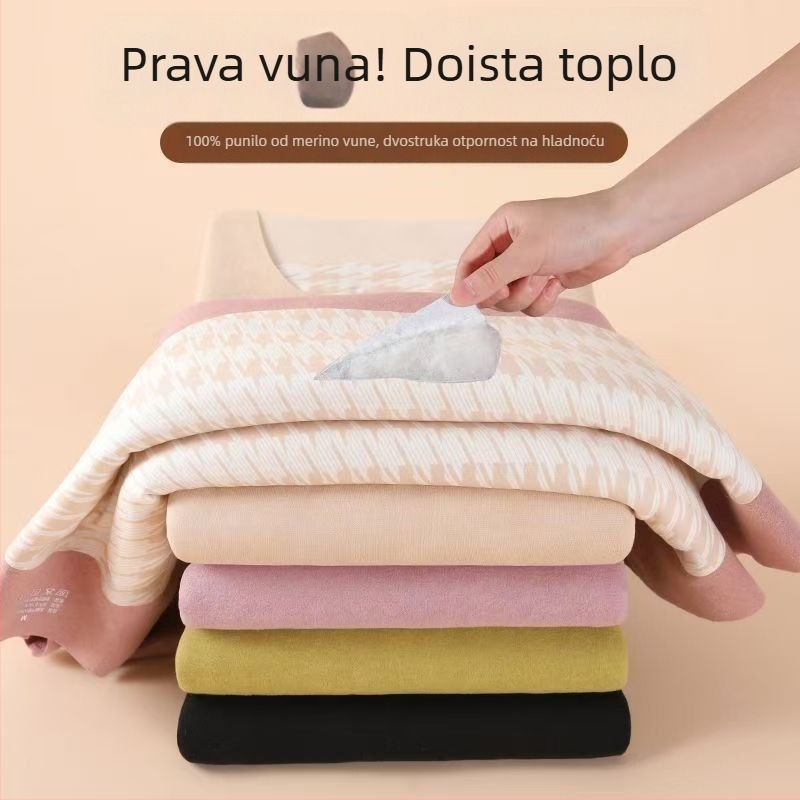 Unisex termo vest Derong baršun, ekstra debela, dvostruki sloj za zimu