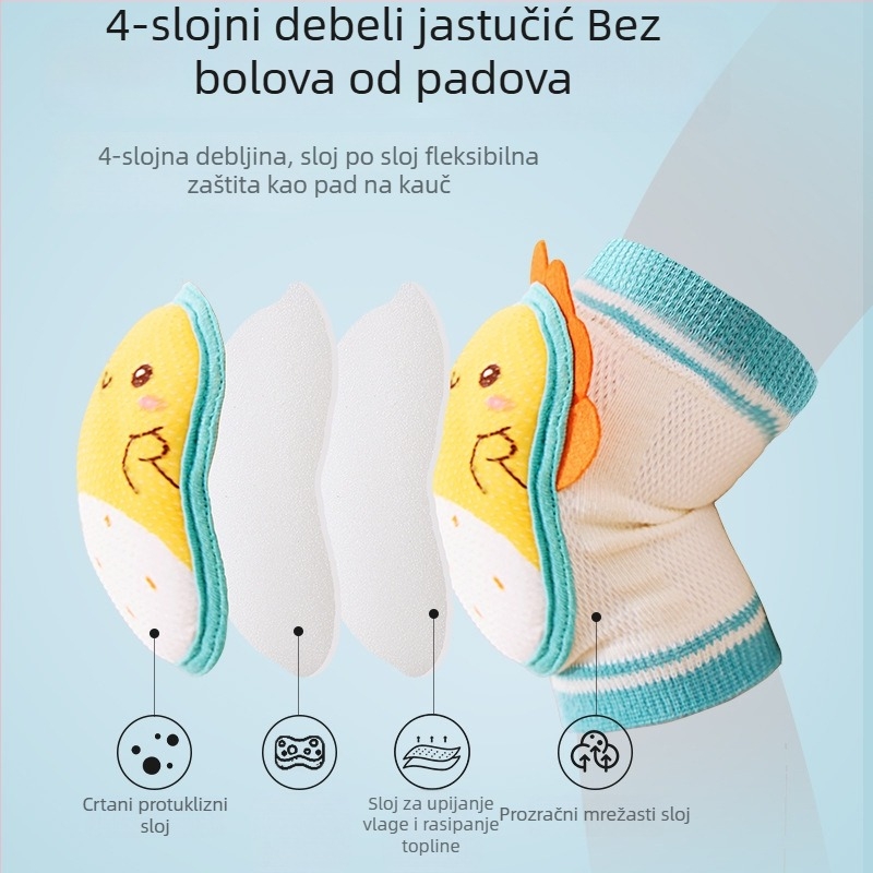 Beptides dječji koljeni štitnici za proljeće i jesen, novi model za djecu koja uče hodati i puzati, zaštita od pada