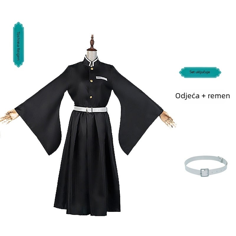Demon Slayer Kimetsu no Yaiba ženski cosplay kostim Haori s puffastim rukavima