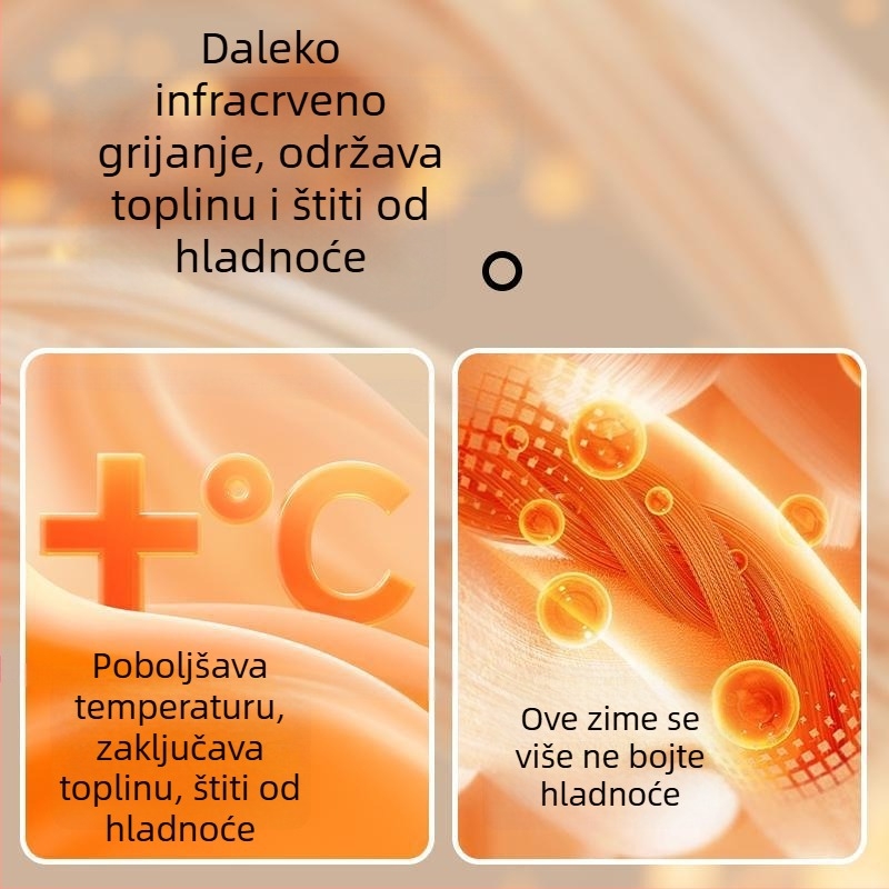 Muški vuneni termalni prsluk s antibakterijskom zaštitom, dvostrani baršun, debela podstava za jesen i zimu