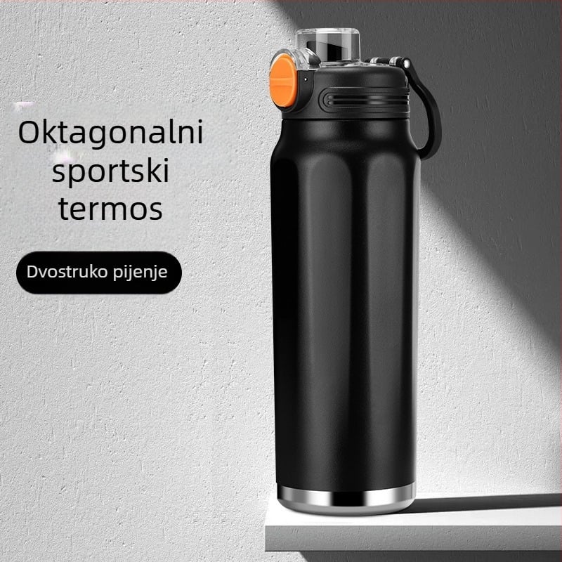 B31 Termos šalica velike kapacitete za fitness i vanjske sportove, izolirana bočica za kampiranje, moderan dizajn