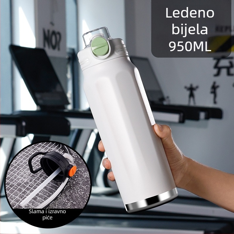 B31 Termos šalica velike kapacitete za fitness i vanjske sportove, izolirana bočica za kampiranje, moderan dizajn