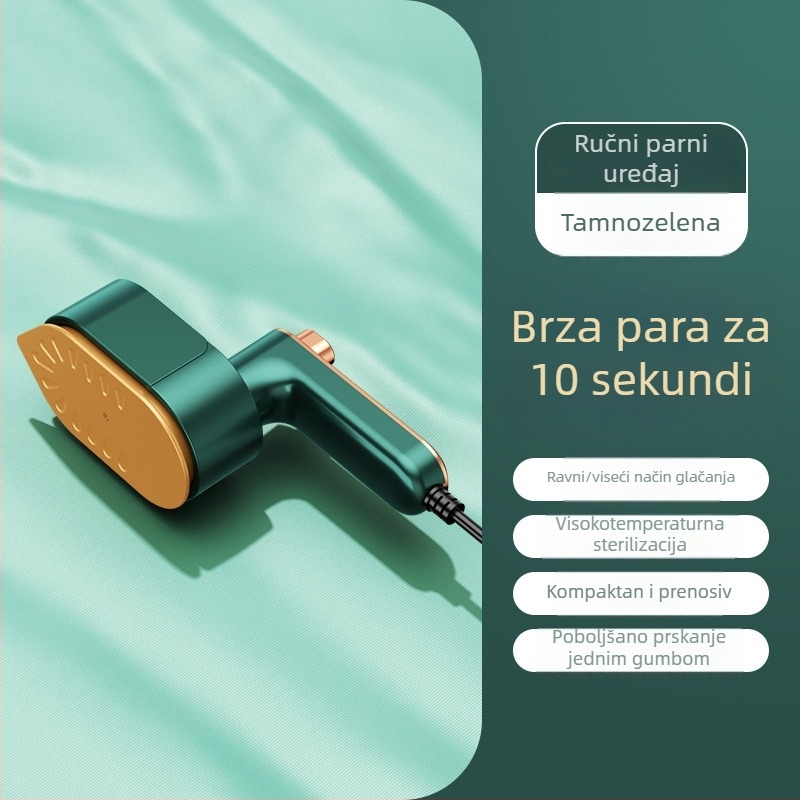 Ručni sklopivi paro glačalo za odjeću, kompaktno i prijenosno, USB napajanje, za dom i domski smještaj