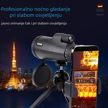 HaleBor monocularni teleskop 10-30x50 s noćnim vidom, za vanjsku uporabu, profesionalna razina
