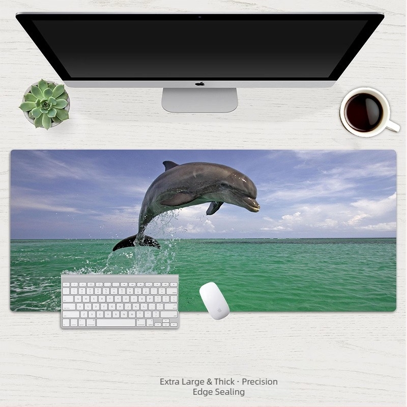 Mišja podloga Dolphin serija — podmorje, radna podloga za stol