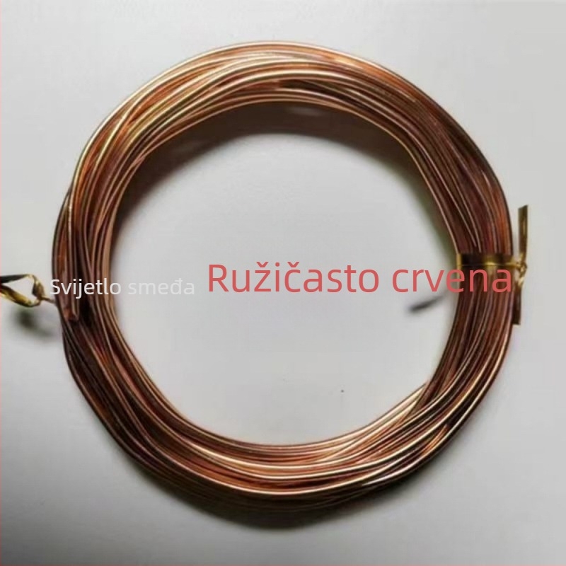 Obojeni anodizirani aluminijski žica za ručne radove, oblikovanje bonsaija i ugradnju u nakit