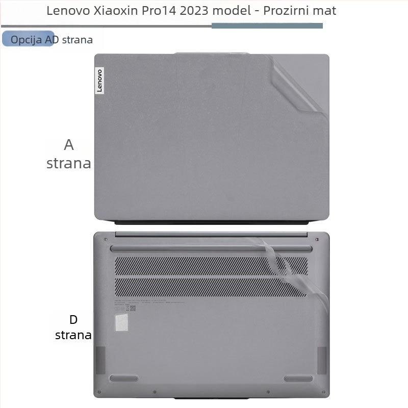 Komplet zaštitnih folija za kućište i naljepnica za 14-inčni Lenovo Pro14 (2024)