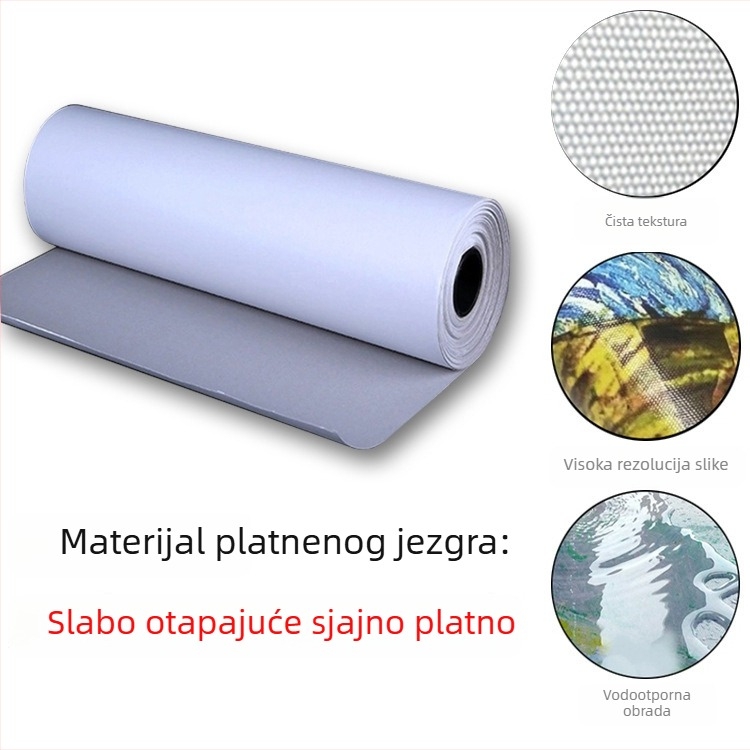 Platneni zidni plakat Planete Sunčevog sustava za dječju sobu, u okviru