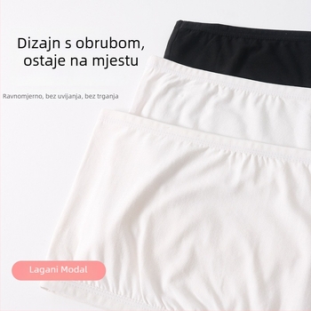 Modal bez naramenica tube top grudnjak, anti-izlaganje, puni košar, dužina prsa