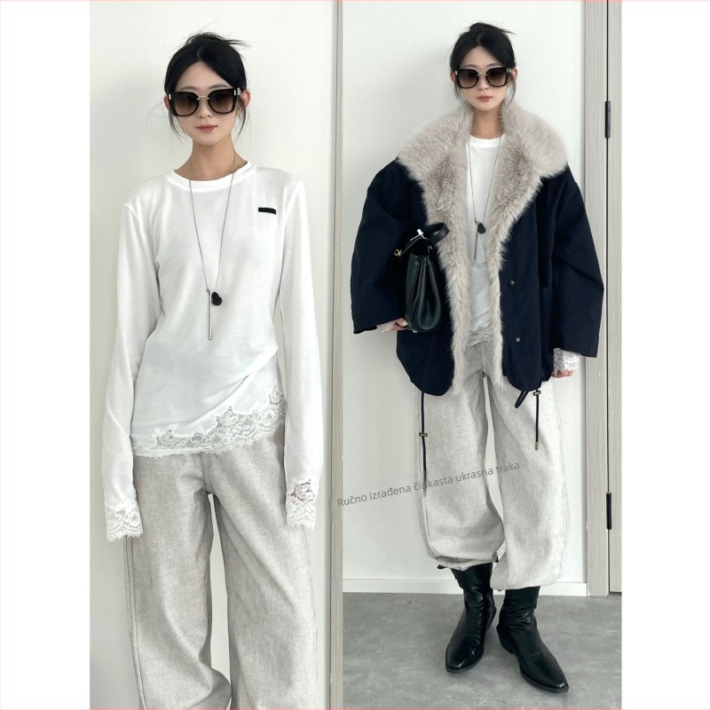 Majica s kapuljačom i dugim rukavima, uzorak lubanje, okrugli izrez, srednje duljine, šivanje