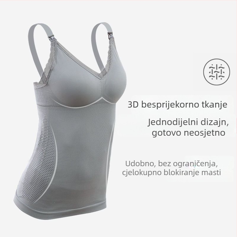 Trudnički top za dojenje, tanak, četiri godišnja doba, bez grudnjaka, 3/4 rukava, polo ovratnik