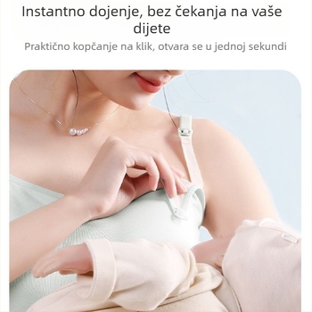 Dojenje cami-stil donje rublje od modalnog materijala, lagani ljetni dizajn za trudnoću i dojenje