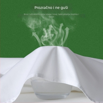 Ženska slim košulja od pamuka i poliestera, jednobojna, dugi rukavi, V-izrez, kopčanje sprijeda