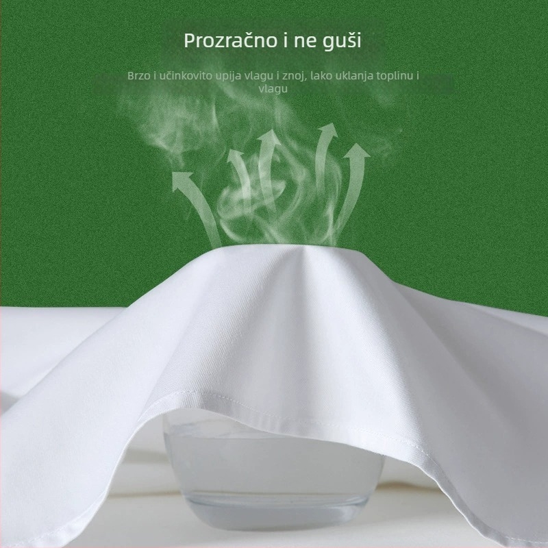 Ženska slim košulja od pamuka i poliestera, jednobojna, dugi rukavi, V-izrez, kopčanje sprijeda