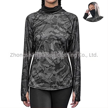 Ženska vanjska jakna s kapuljačom, maskirni uzorak, UV zaštita 50+, brzo-sušeća, prozračna