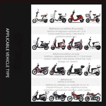 Kryt za električno vozilo, zaštita od sunca i kiše, otporan na vjetar i prašinu, ojačana aluminijska folija, debeli dizajn