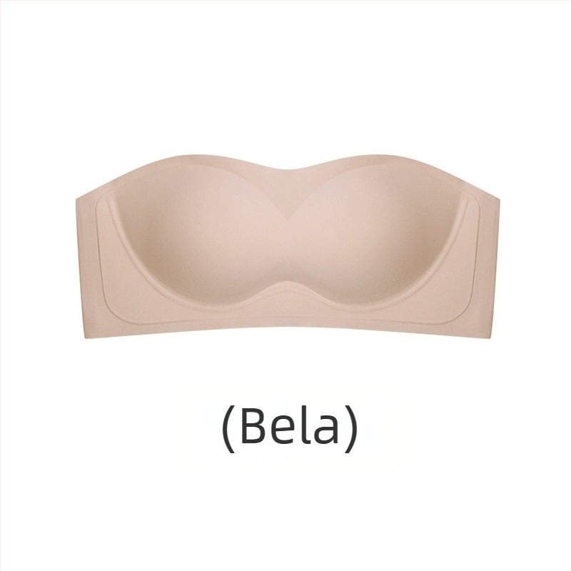 Beznaramen grudnjak s 3D gel podrškom, bežični, bez žice, bez šavova, protiv klizanja (3/4 košarica)