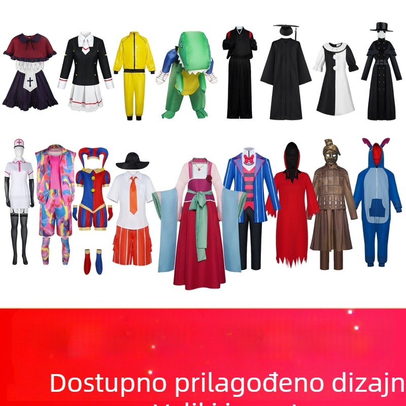 Cosplay kostim za unisex – Brend Seven Flowers, Materijal Spandex 30–50% sadržaja, Za anime i igre uloga