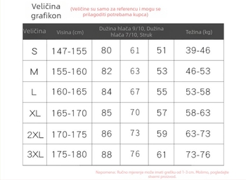 Moderne plesne hlače za vježbanje – Lycra tkanina, 95% pamuk, podstava Lycra s 5% Spandeksa, pogodna za balet, belly dance, latino ples