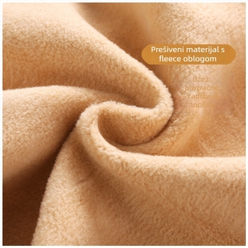 Dječji baletni osnovni set za vježbanje, plišani velur pile tkanina, 60% najlona, zimska fleece podstava, univerzalni stil (Velur pile tkanina; 60% najlon; zimski fleece; plosno pletenje 12–14 petlji/3 cm; završeci očišćeni)