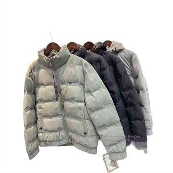 Muška zimska jakna s kačjim perjem, ležernog kroja, kapuljača, zatvarač, sadržaj perja 91–95%