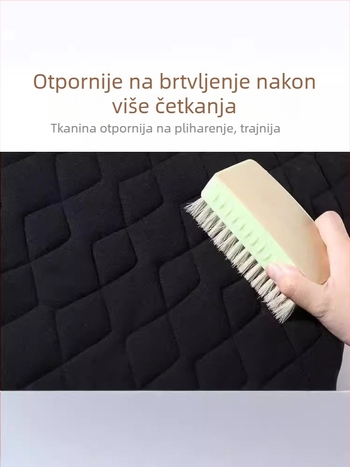 Muška pamučna vest s flis podstavom, punjenje od pamuka, slobodan kroj, bočni džepovi