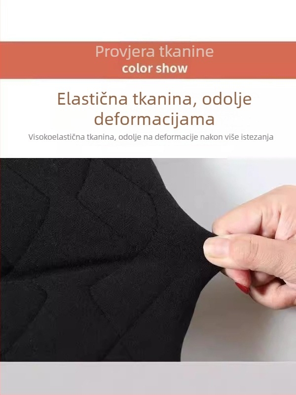 Muška pamučna vest s flis podstavom, punjenje od pamuka, slobodan kroj, bočni džepovi