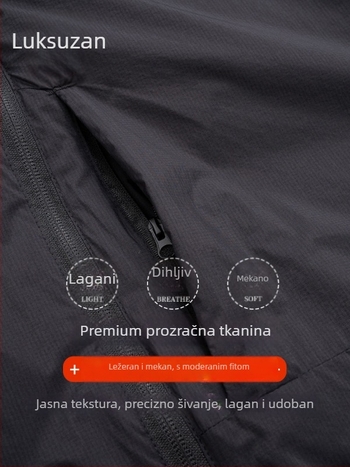 Nylon prsluk s punjenjem od poliestera, labav kroj, džepovi sa zatvaračem, zimska verzija 2025