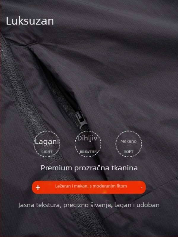 Nylon prsluk s punjenjem od poliestera, labav kroj, džepovi sa zatvaračem, zimska verzija 2025