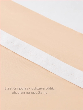 Ženske bezšivne capri šortse od ice silk, dvostruko pokriće