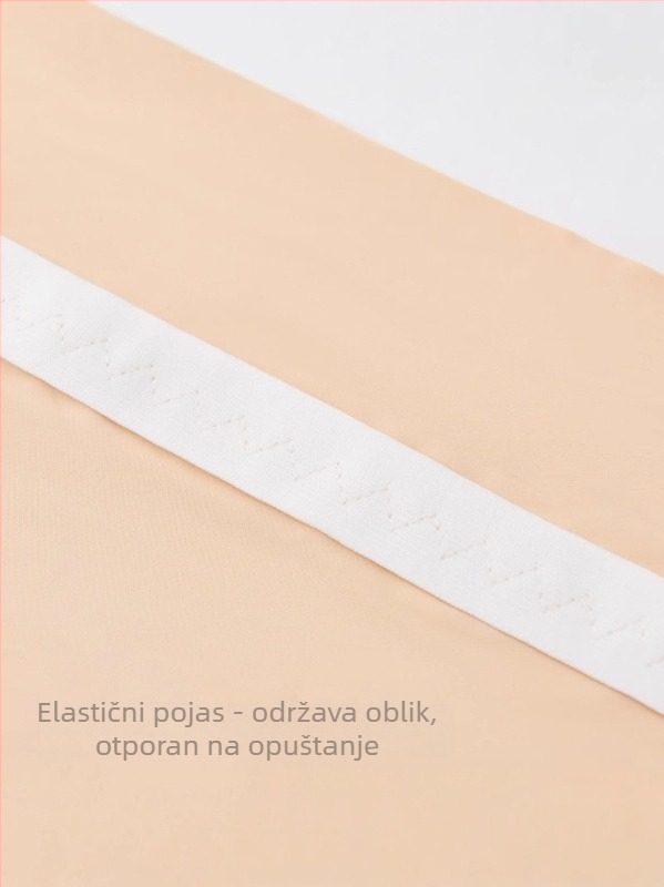 Ženske bezšivne capri šortse od ice silk, dvostruko pokriće