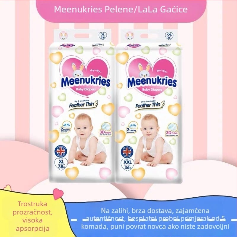 Dječje pelene pull-up, ultra-tanke i prozračne, za težinu 9–13 kg