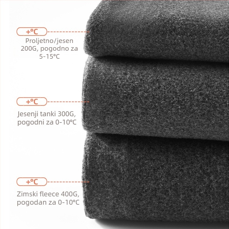 Kompresivne ženske leggings, s flis podstavom, visokim strukom za suzdržanje trbuha i podizanje stražnjice, tkanina od viskoznog vlakna, srednja debljina, visoka elastičnost