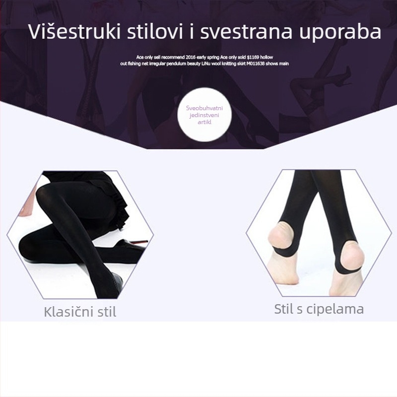 Ženske baršunaste hulahopke - tanke, najlon 80-90%, jednobojne, seksi stil